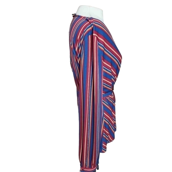 Ann Taylor Striped V-neck Blouse - Picture 5 of 7